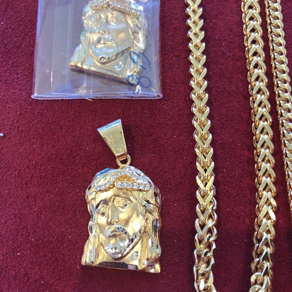 14 kt yellow gold & genuine diamonds “ circle “ - Picture 7 of 8